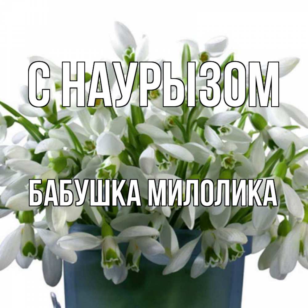 Открытка на каждый день с именем, Бабушка-Милолика С наурызом цветы к наурызу новый год в Казахстане Прикольная открытка с пожеланием онлайн скачать бесплатно 
