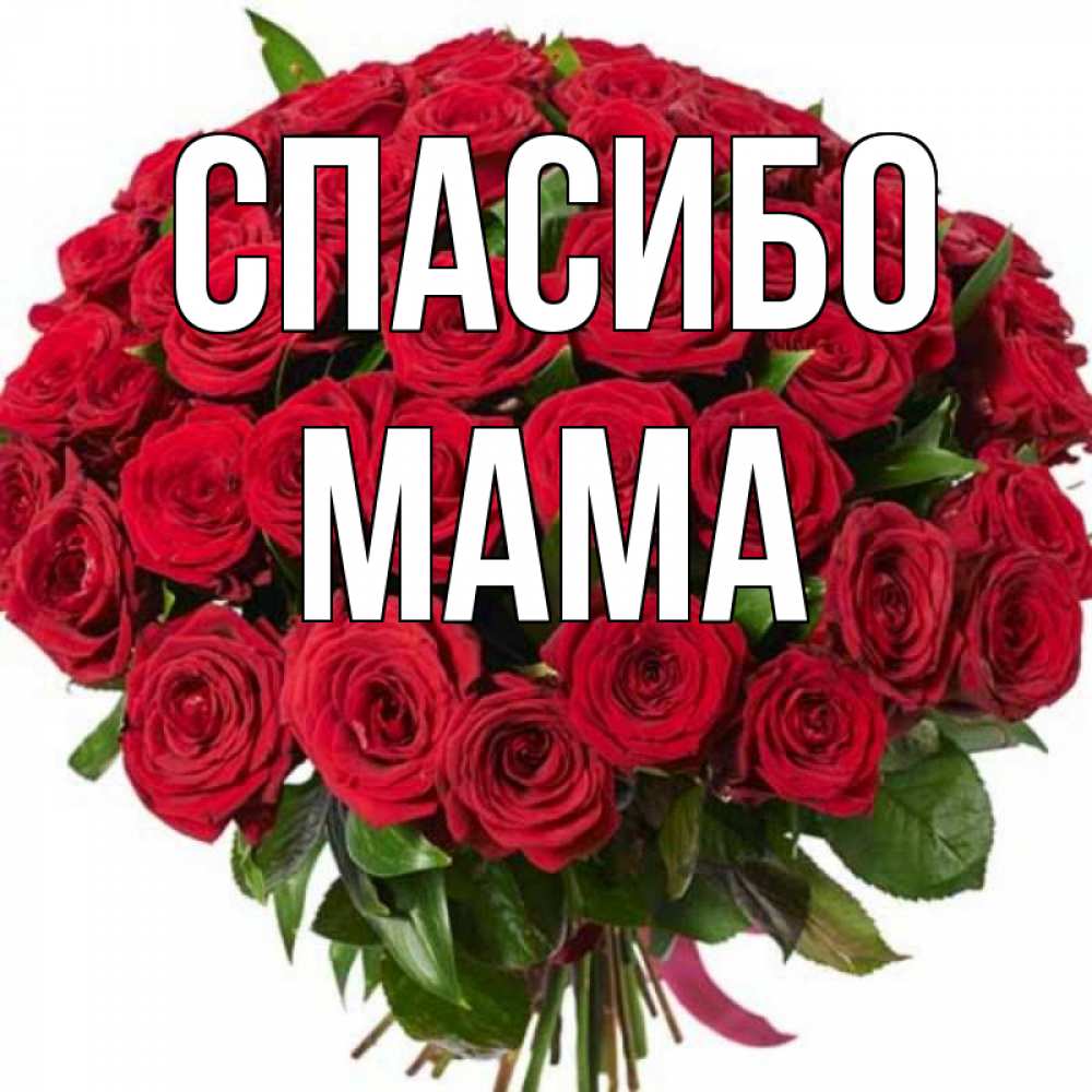Картинка Спасибо, мама