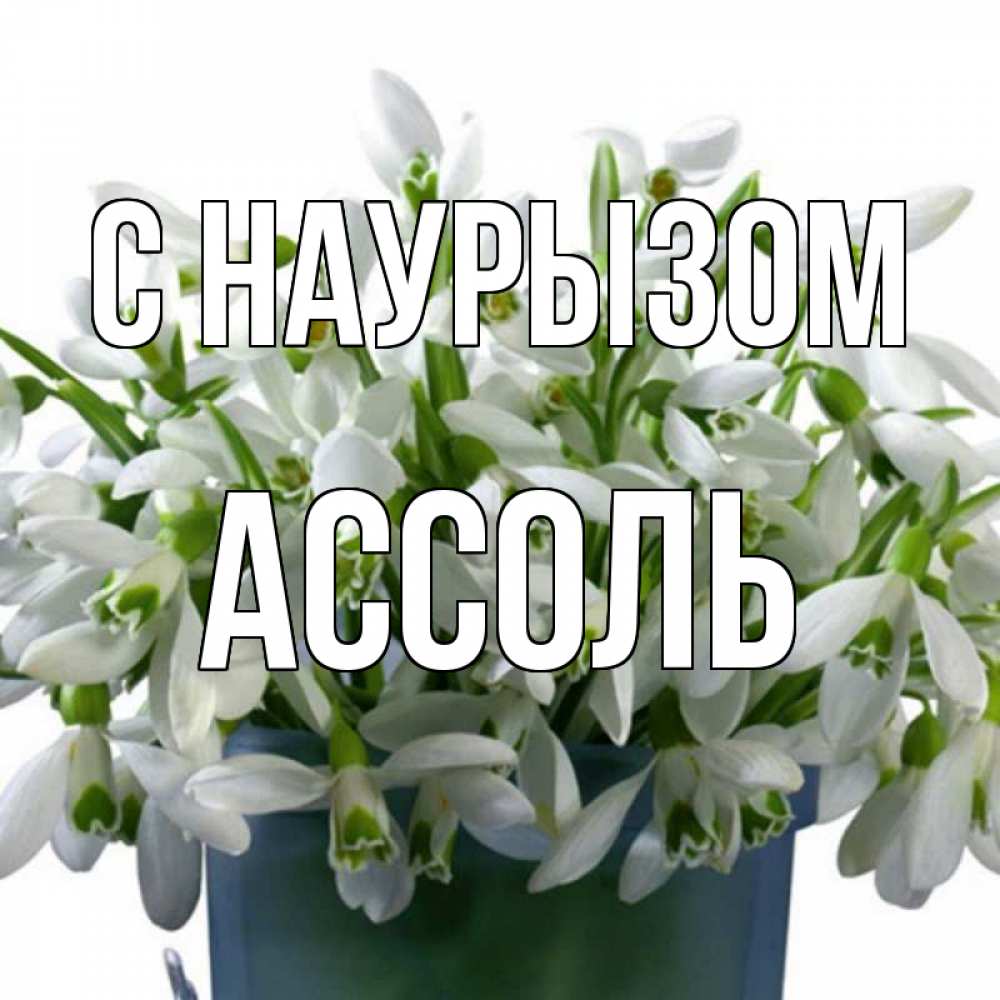 Открытка на каждый день с именем, Ассоль С наурызом цветы к наурызу новый год в Казахстане Прикольная открытка с пожеланием онлайн скачать бесплатно 