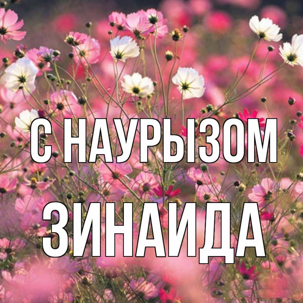Открытка на каждый день с именем, Зинаида С наурызом красиво 1 Прикольная открытка с пожеланием онлайн скачать бесплатно 