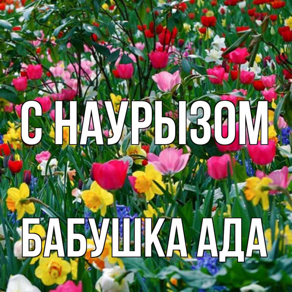 Открытка на каждый день с именем, Бабушка-Ада С наурызом с наурызом праздником весны поздравления для женщины Прикольная открытка с пожеланием онлайн скачать бесплатно 