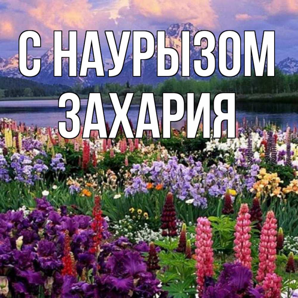 Открытка на каждый день с именем, Захария С наурызом праздник весны наурыз Прикольная открытка с пожеланием онлайн скачать бесплатно 