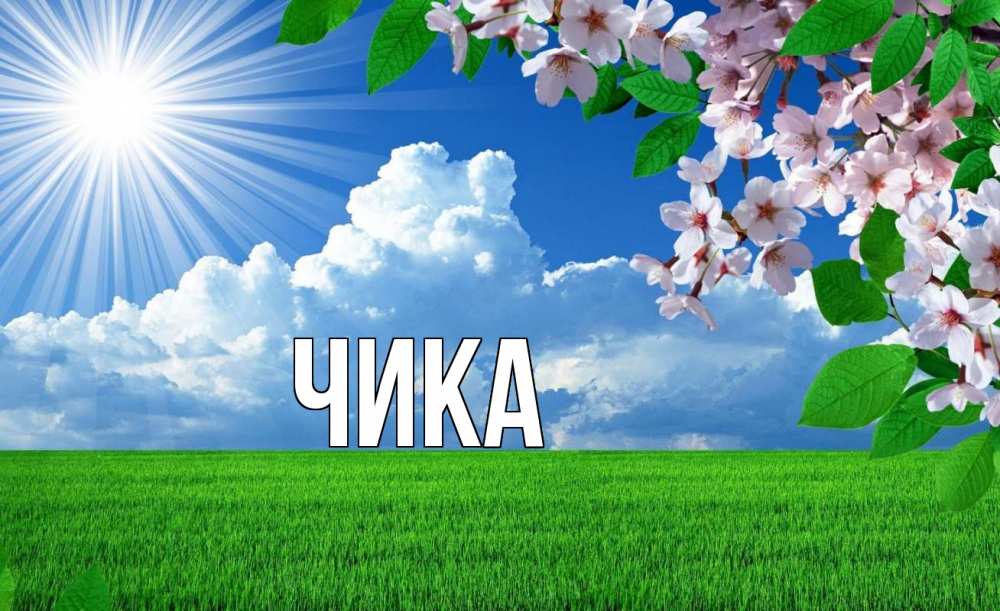 Открытка на каждый день с именем, Чика Главная С 1 мая Прикольная открытка с пожеланием онлайн скачать бесплатно 