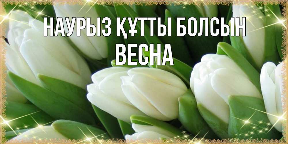 Открытка на каждый день с именем, Весна Наурыз құтты болсын поздравляем с наурызом Прикольная открытка с пожеланием онлайн скачать бесплатно 