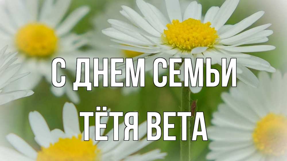 Открытка на каждый день с именем, Тётя-Вета С днем семьи с днем семьи  1 Прикольная открытка с пожеланием онлайн скачать бесплатно 