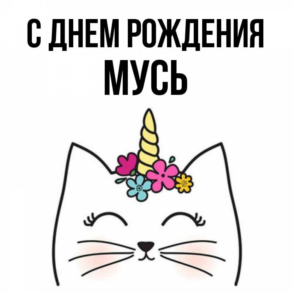 С днем рождения муся картинки