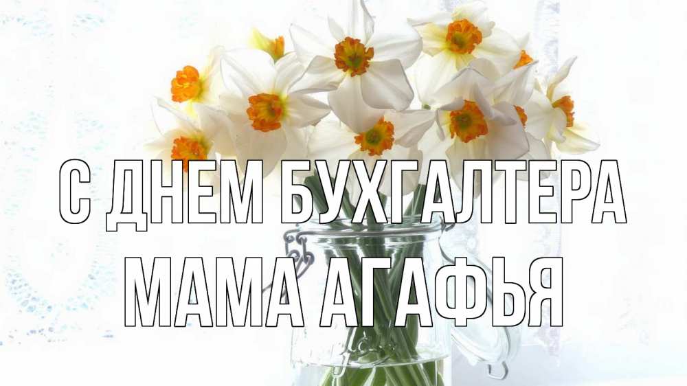 Открытка на каждый день с именем, Мама-Агафья С днем бухгалтера с днем бухгалтера Прикольная открытка с пожеланием онлайн скачать бесплатно 