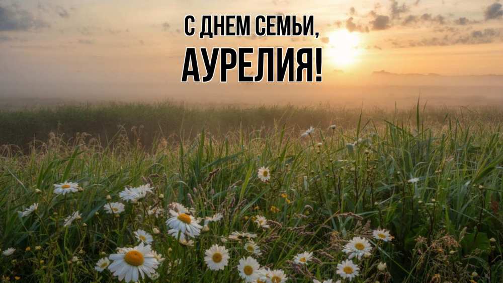 Открытка на каждый день с именем, Аурелия С днем семьи с днем семьи Прикольная открытка с пожеланием онлайн скачать бесплатно 