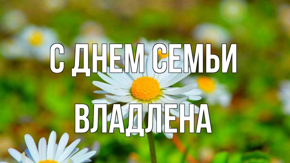 Открытка на каждый день с именем, Владлена С днем семьи с днем семьи Прикольная открытка с пожеланием онлайн скачать бесплатно 