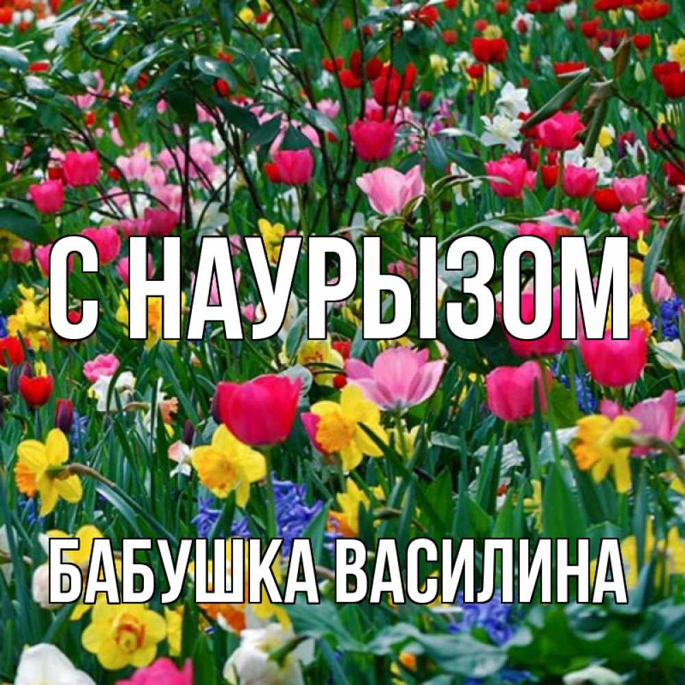 Открытка на каждый день с именем, Бабушка-Василина С наурызом с наурызом праздником весны поздравления для женщины Прикольная открытка с пожеланием онлайн скачать бесплатно 
