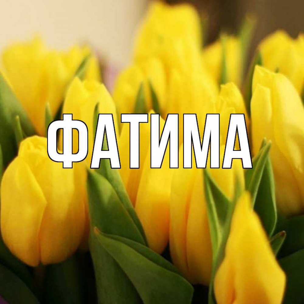 Открытка на каждый день с именем, Фатима Главная цветы Прикольная открытка с пожеланием онлайн скачать бесплатно 