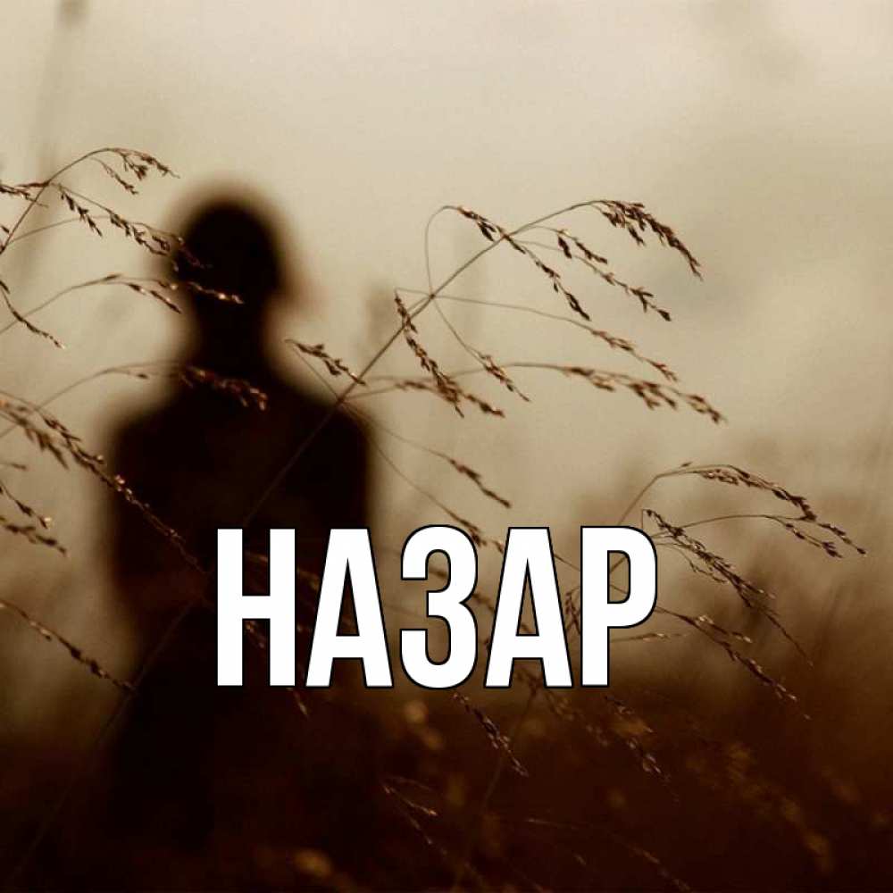 Открытка на каждый день с именем, Назар Главная силуэт девушки Прикольная открытка с пожеланием онлайн скачать бесплатно 