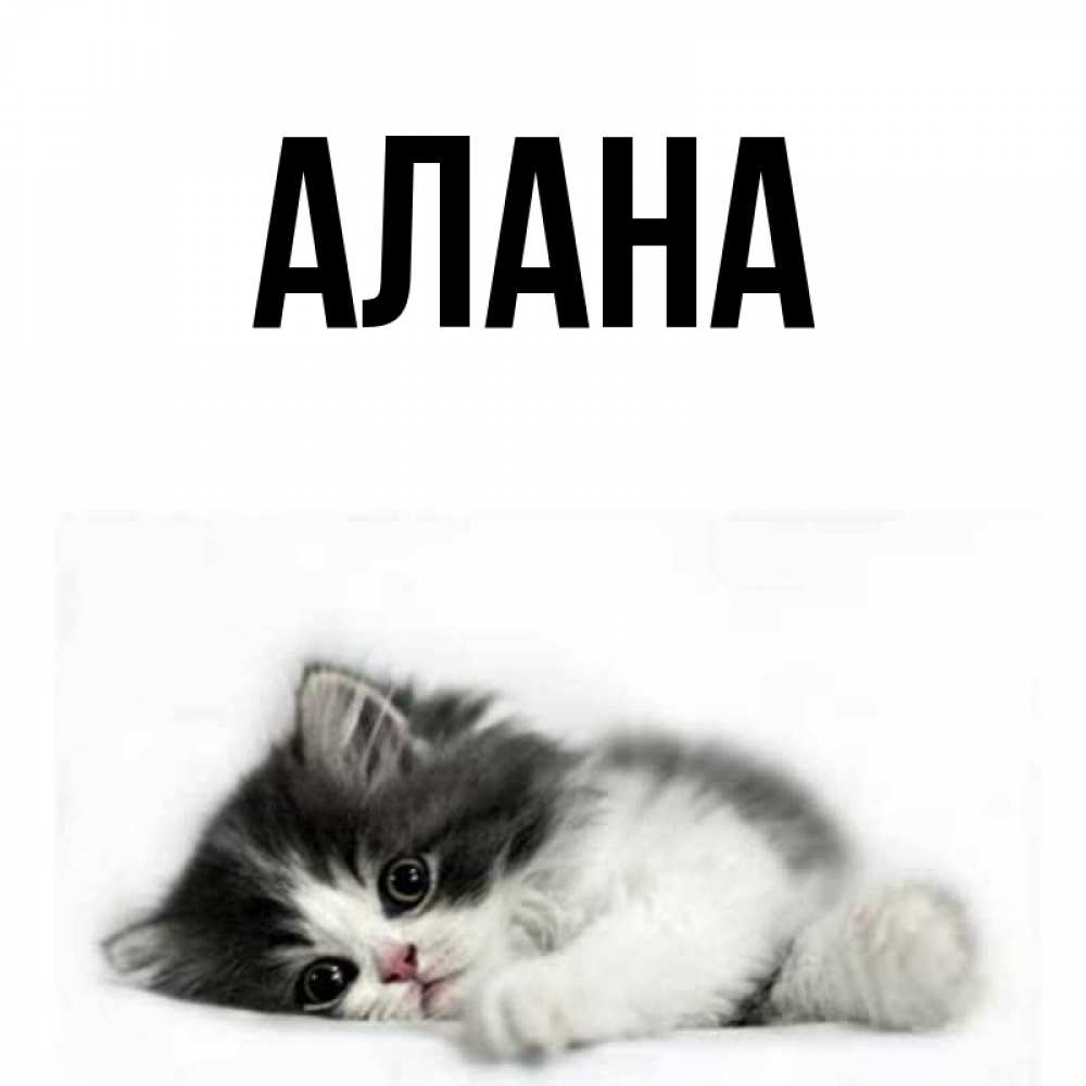 Открытка с именем алана