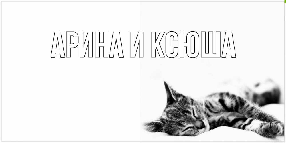 Картинка  с именем , Арина и Ксюша