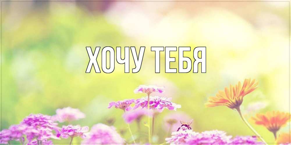 Открытка на каждый день с именем, Хочу-тебя Главная красивая открытка с летней темой Прикольная открытка с пожеланием онлайн скачать бесплатно 