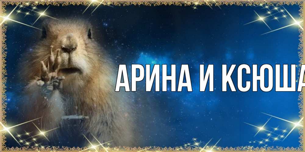 Картинка  с именем , Арина и Ксюша