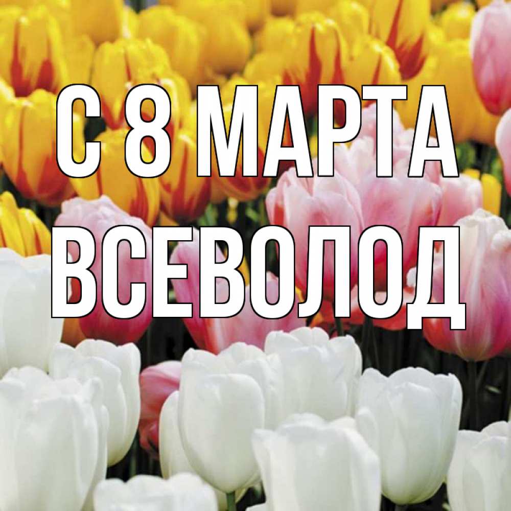 Картинка С 8 марта, Всеволод