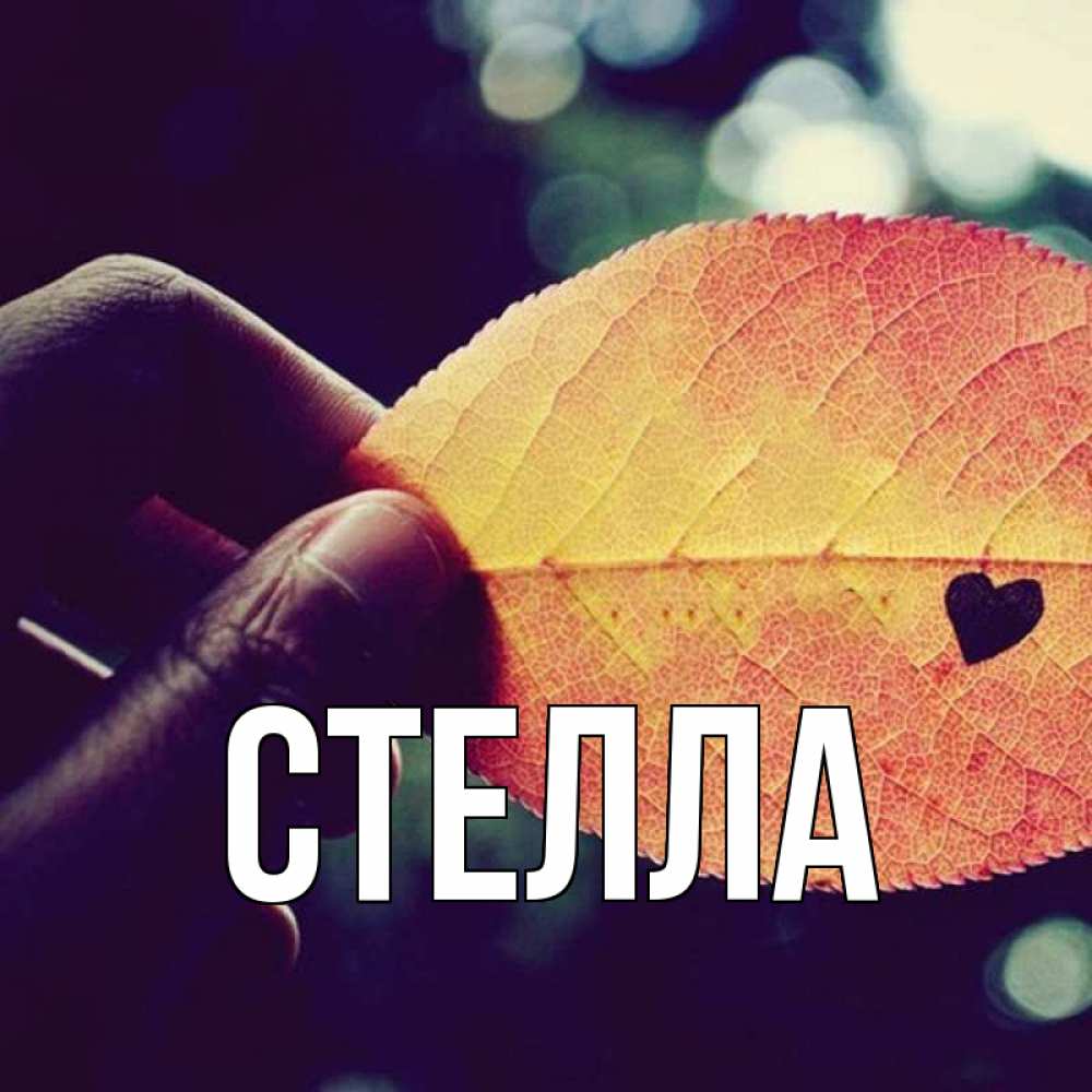 Открытка на каждый день с именем, Стелла Главная держу лист Прикольная открытка с пожеланием онлайн скачать бесплатно 