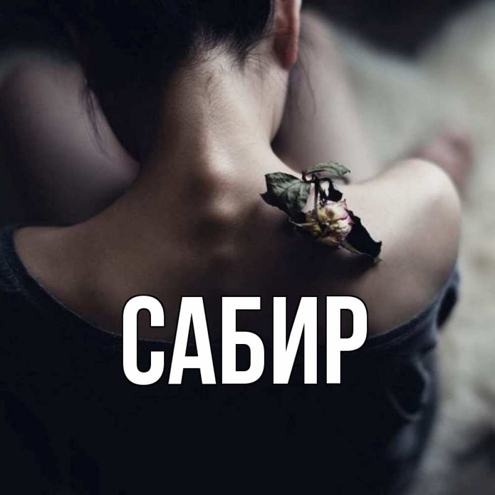 Открытка на каждый день с именем, Сабир Главная засох цветок Прикольная открытка с пожеланием онлайн скачать бесплатно 