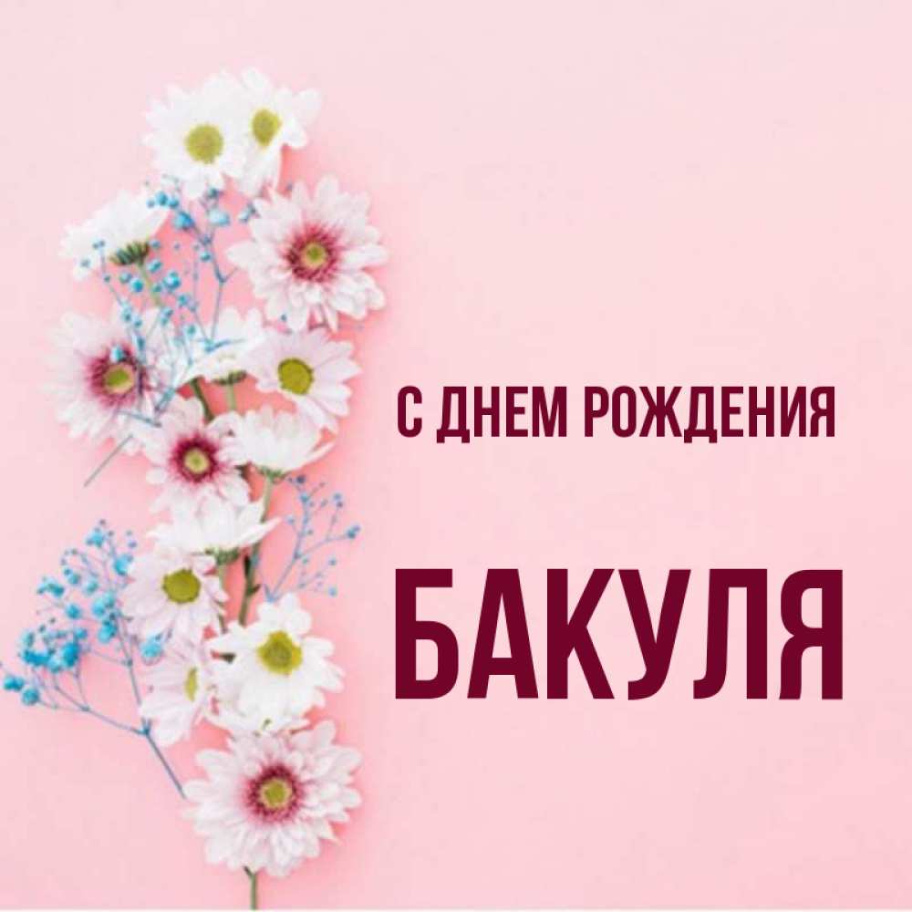 Бакуля С Днем Рождения