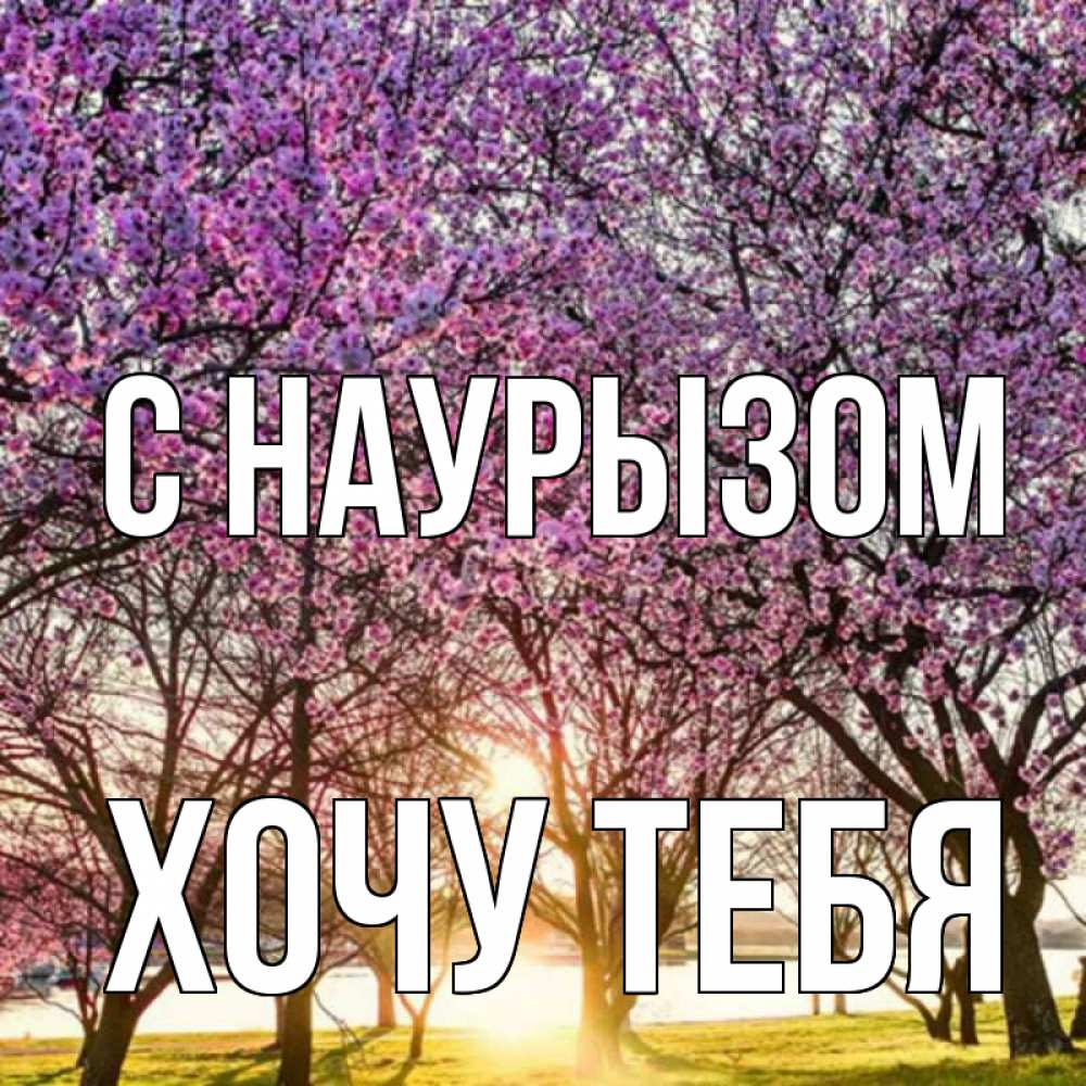 Картинка С наурызом, Хочу тебя