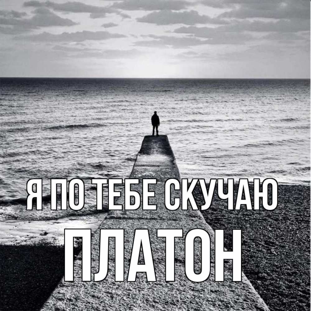Открытка на каждый день с именем, Платон Я по тебе скучаю скучашки Прикольная открытка с пожеланием онлайн скачать бесплатно 