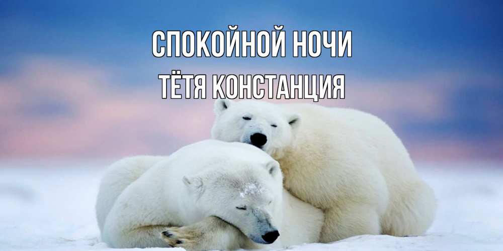 Картинка Спокойной ночи, Тётя Констанция