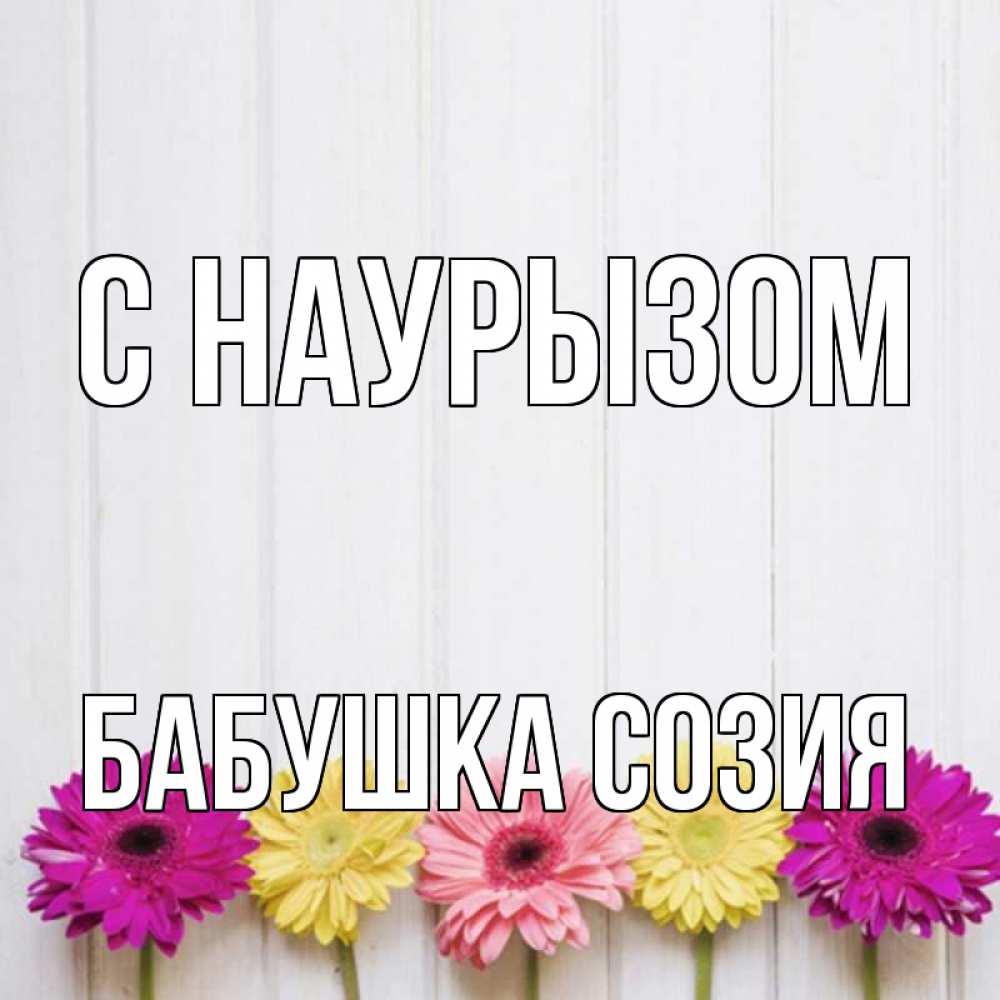 Открытка на каждый день с именем, Бабушка-Созия С наурызом женщинам 1 Прикольная открытка с пожеланием онлайн скачать бесплатно 
