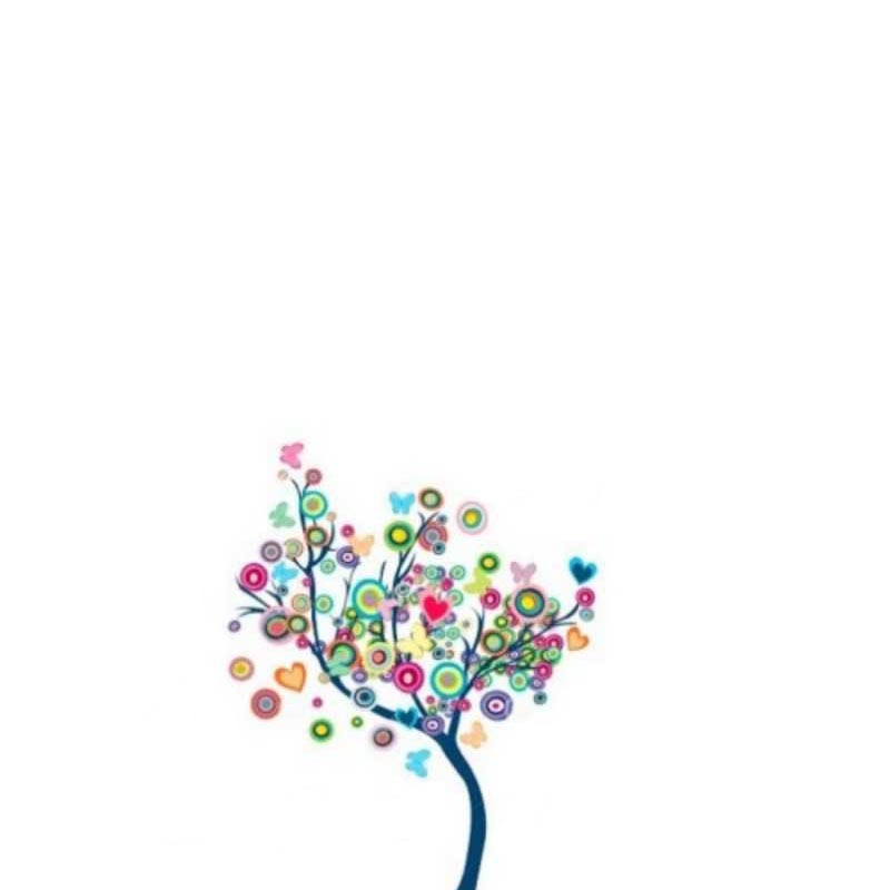 Открытка дерево любви на 14 февраля дерево на валентинке С днем Святого Валентина 