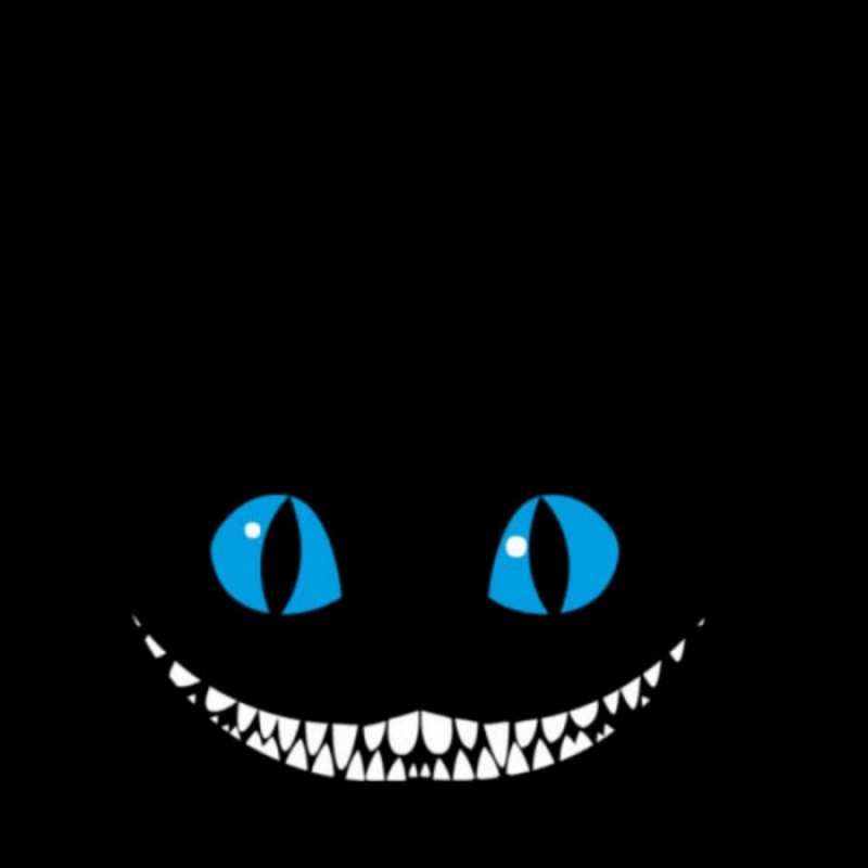 Открытка чеширский кот и утречко  голубые глаза и зубки  Доброе утро 