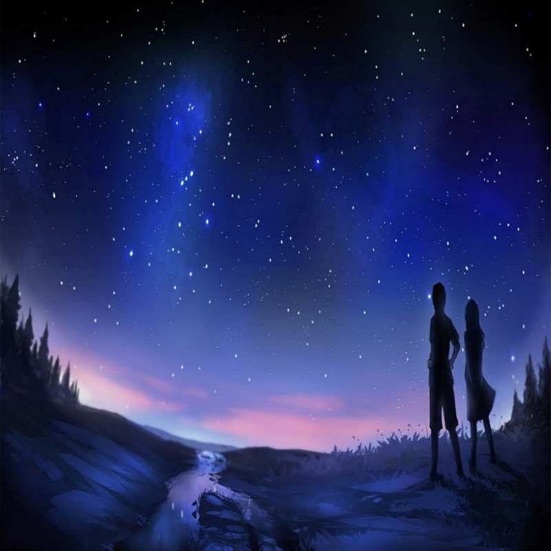 Открытка звездное небо 1 абстракция 1 Хочу обнять тебя 