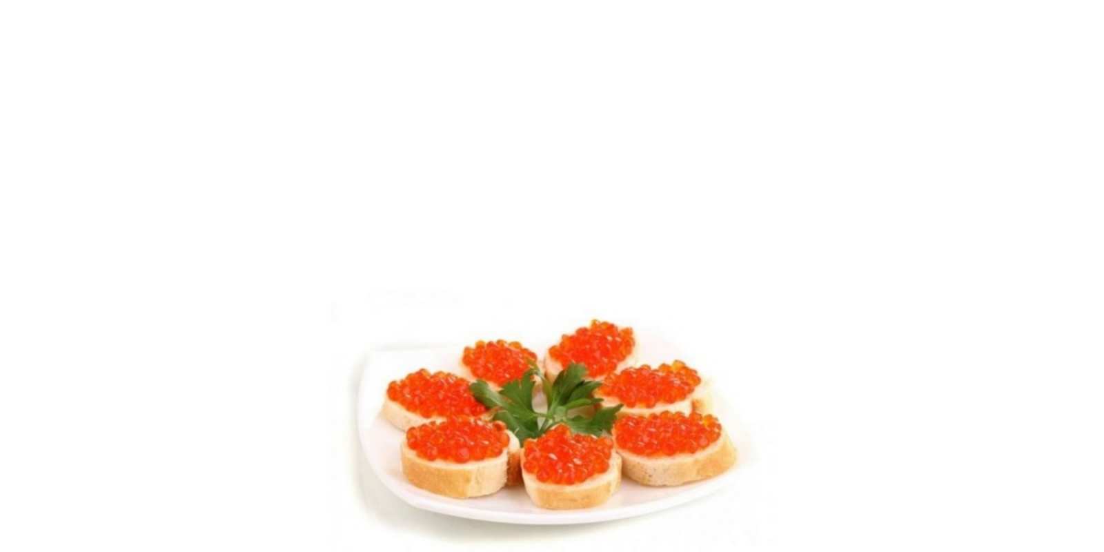 Открытка бутерброды с красной икрой бутерброд,красная икра Приятного аппетита 