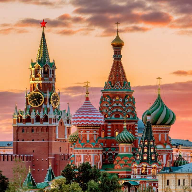 Открытка вид на кремль  С днем России   С днем россии 