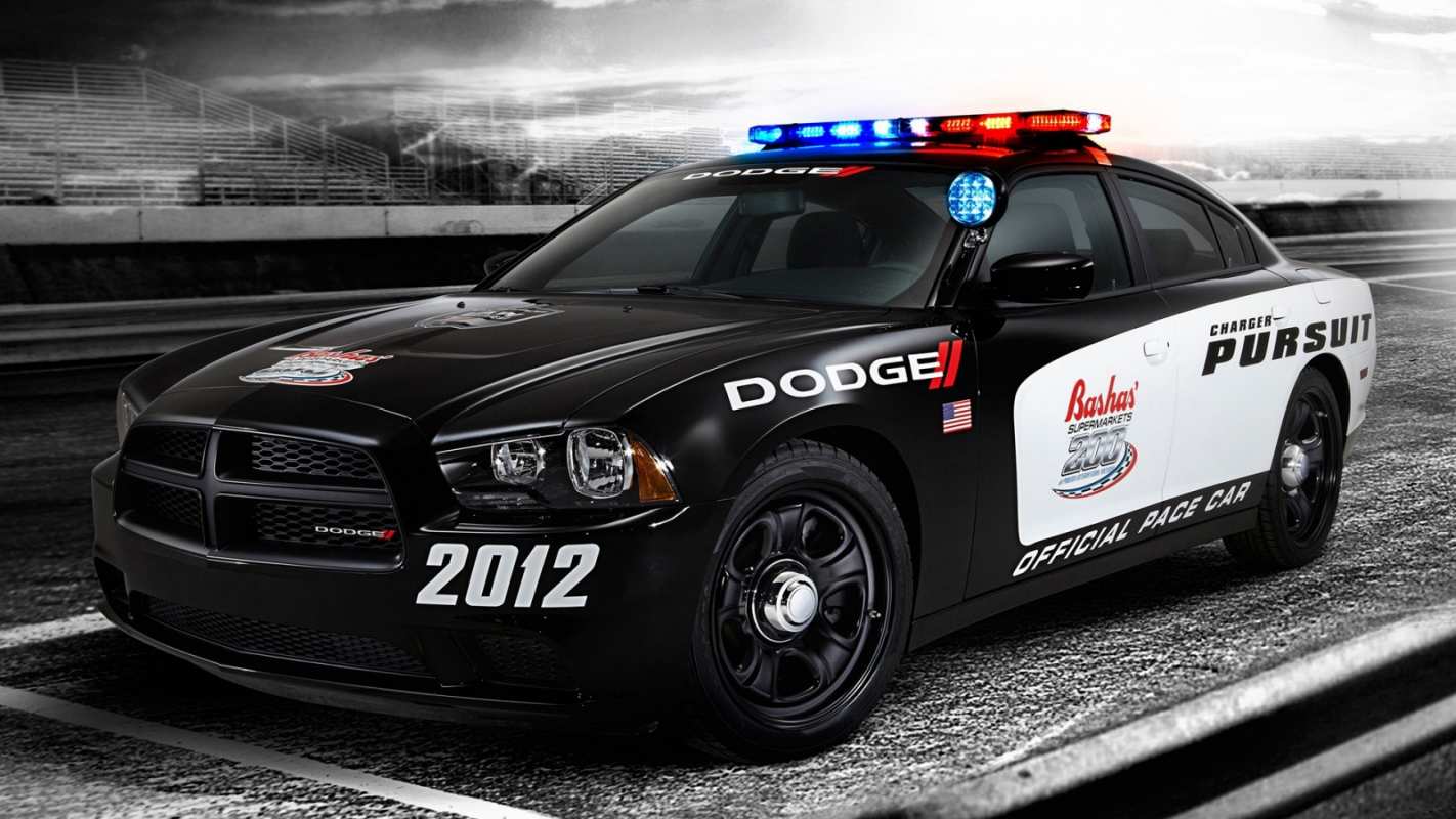 Открытка полицейская машина додж  полиция  С днем полиции 