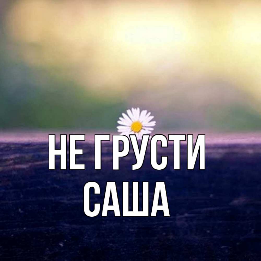 Открытка на каждый день с именем, Саша Не грусти красота Прикольная открытка с пожеланием онлайн скачать бесплатно 