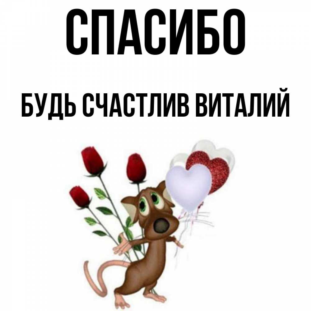 Спасибо виталик картинки
