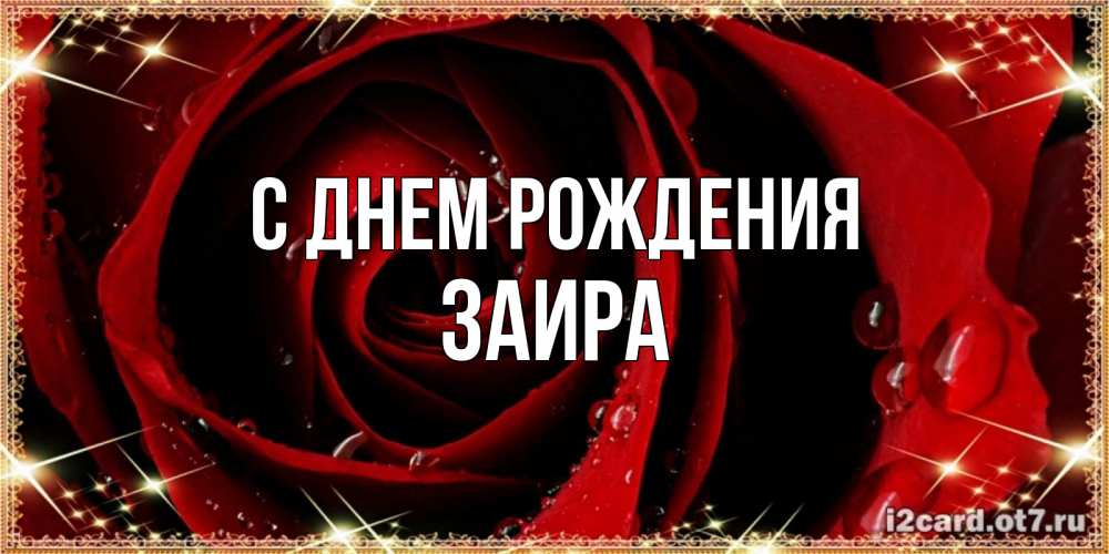 Открытка на каждый день с именем, Заира С днем рождения цветок в росе на день рождения Прикольная открытка с пожеланием онлайн скачать бесплатно 