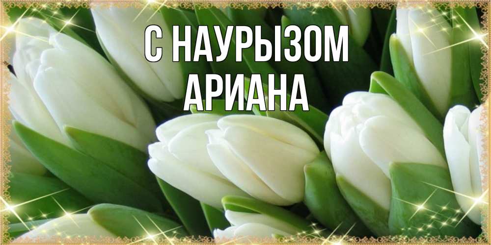 Открытка на каждый день с именем, Ариана С наурызом поздравляем с праздник весны наурыз Прикольная открытка с пожеланием онлайн скачать бесплатно 