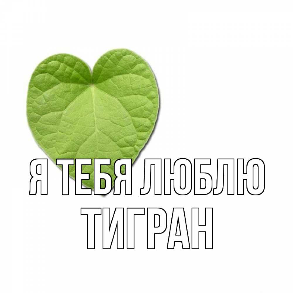 Открытка на каждый день с именем, Тигран Я тебя люблю тебе Прикольная открытка с пожеланием онлайн скачать бесплатно 