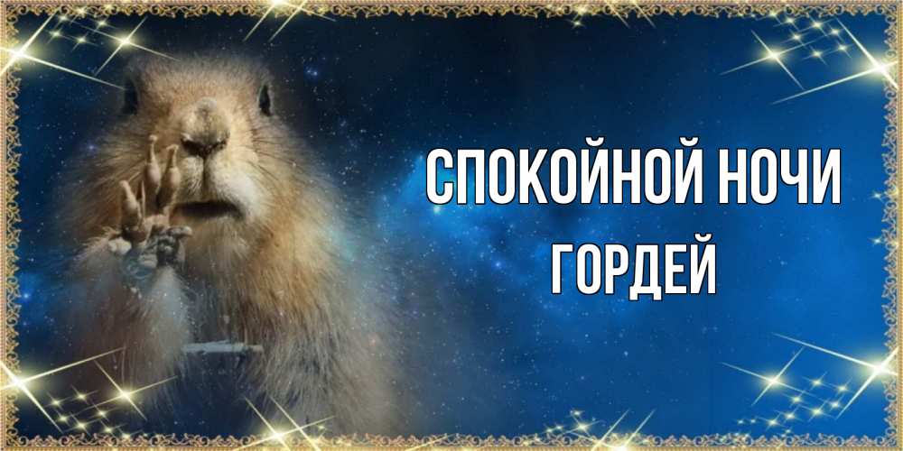 Открытка на каждый день с именем, Гордей Спокойной ночи спокойной ночи сладких снов Прикольная открытка с пожеланием онлайн скачать бесплатно 