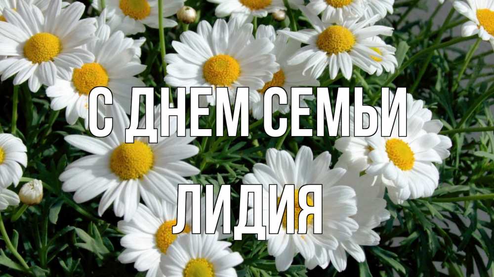 Открытка на каждый день с именем, Лидия С днем семьи с днем семьи Прикольная открытка с пожеланием онлайн скачать бесплатно 