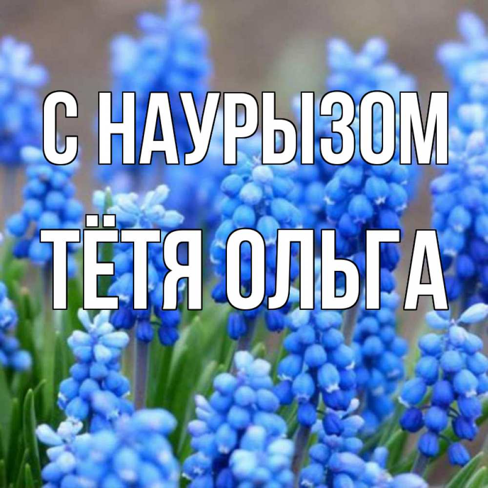 Открытка на каждый день с именем, Тётя-Ольга С наурызом Поздравительная открытка для женщин с цветами на праздничную дату Прикольная открытка с пожеланием онлайн скачать бесплатно 