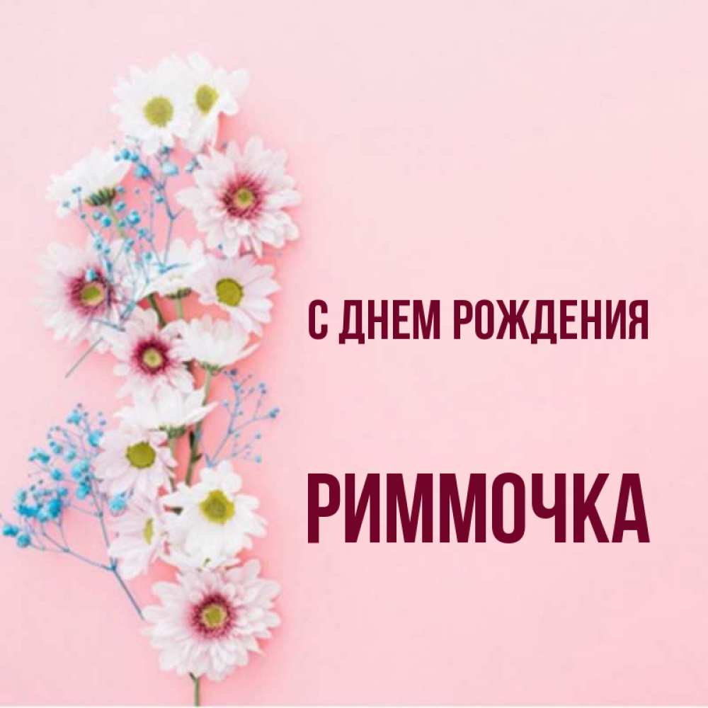 С днем рождения риммочка картинки красивые