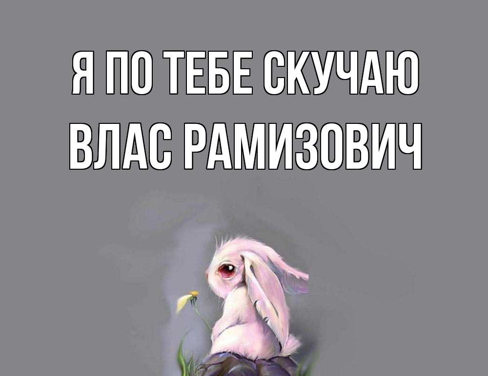 Скучающий Зайчик Картинки