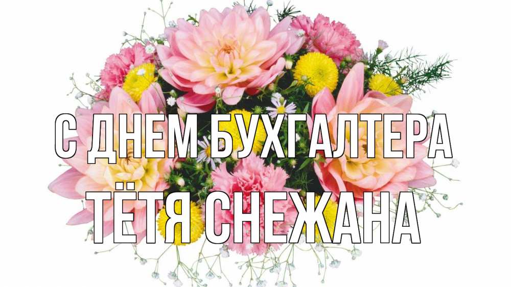 Открытка на каждый день с именем, Тётя-Снежана С днем бухгалтера с днем бухгалтера Прикольная открытка с пожеланием онлайн скачать бесплатно 
