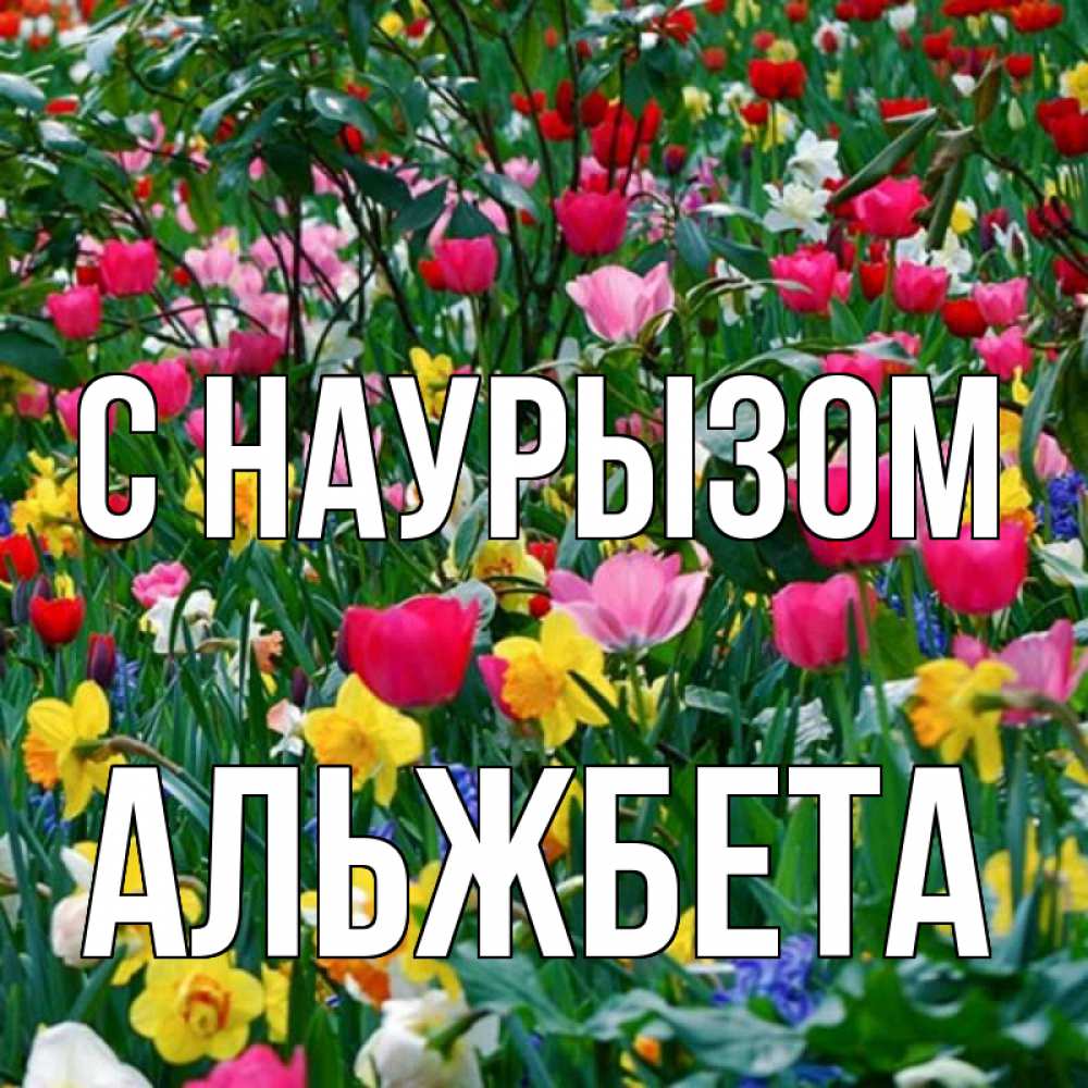 Открытка на каждый день с именем, Альжбета С наурызом с наурызом праздником весны поздравления для женщины Прикольная открытка с пожеланием онлайн скачать бесплатно 