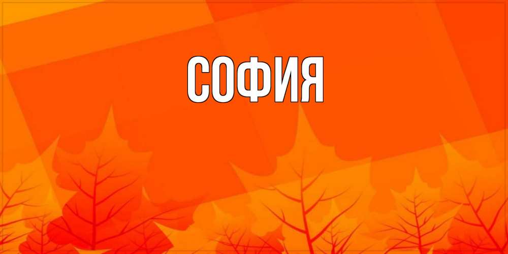 Открытка на каждый день с именем, София Главная осеннее настроение Прикольная открытка с пожеланием онлайн скачать бесплатно 