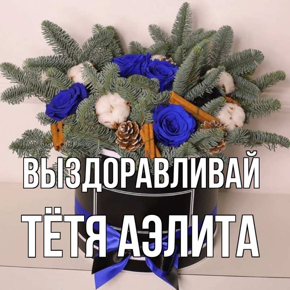 Открытка на каждый день с именем, Тётя-Аэлита Выздоравливай короче кто то загрузил эти шишки Прикольная открытка с пожеланием онлайн скачать бесплатно 