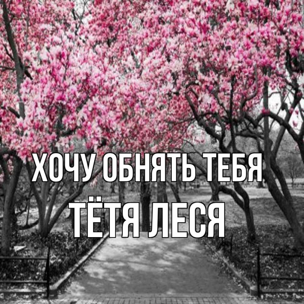 Открытка на каждый день с именем, Тётя-Леся Хочу обнять тебя обработанное фото Прикольная открытка с пожеланием онлайн скачать бесплатно 