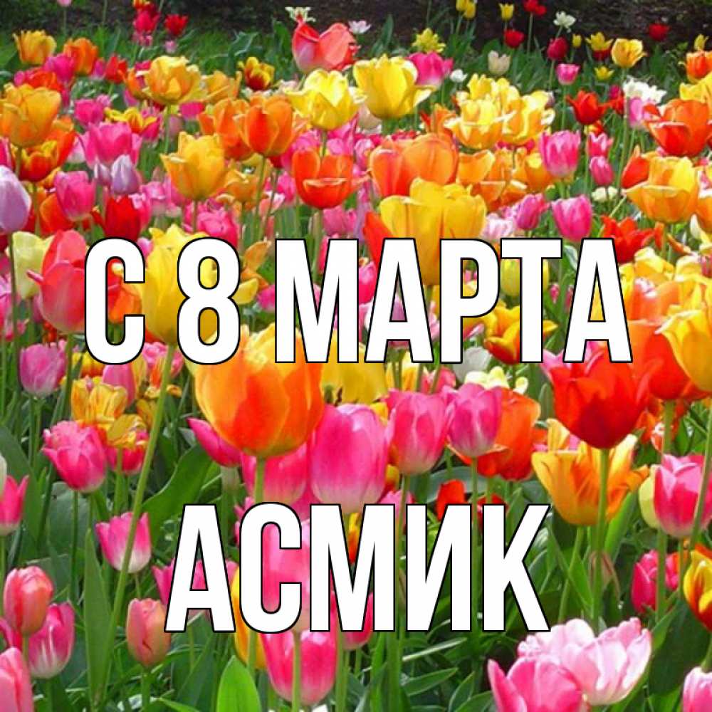 Картинка С 8 МАРТА, Асмик
